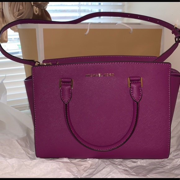Michael Kors pomegranate Semla medium satchel - Picture 6 of 8